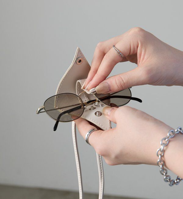  「レザーメガネホルダー」|その他|