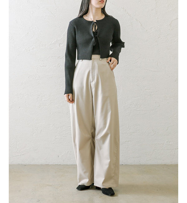  「【３サイズ/6色展開】カーブスラックス」|チノ|