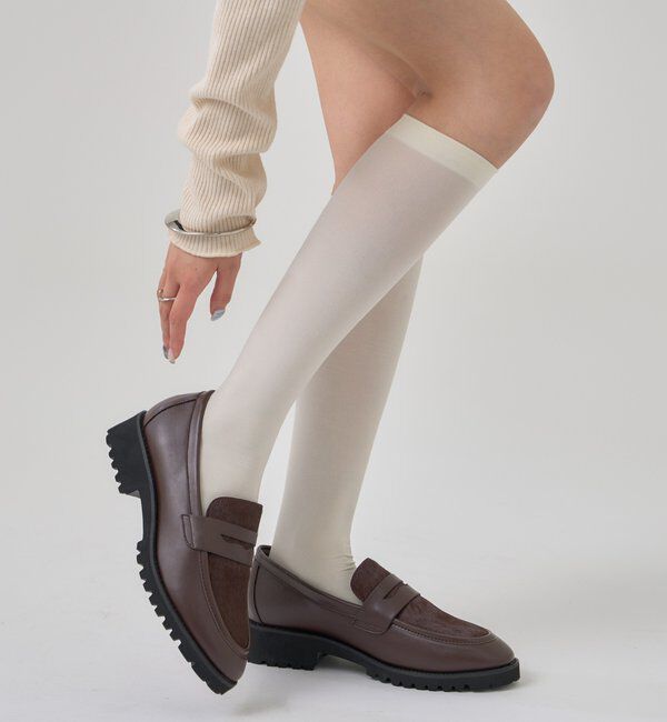  「ハラコ切替ローファー」|その他|