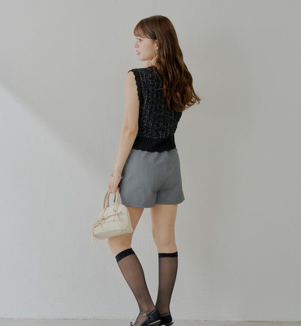  「ノースリシャギーベスト」|カーディガン|