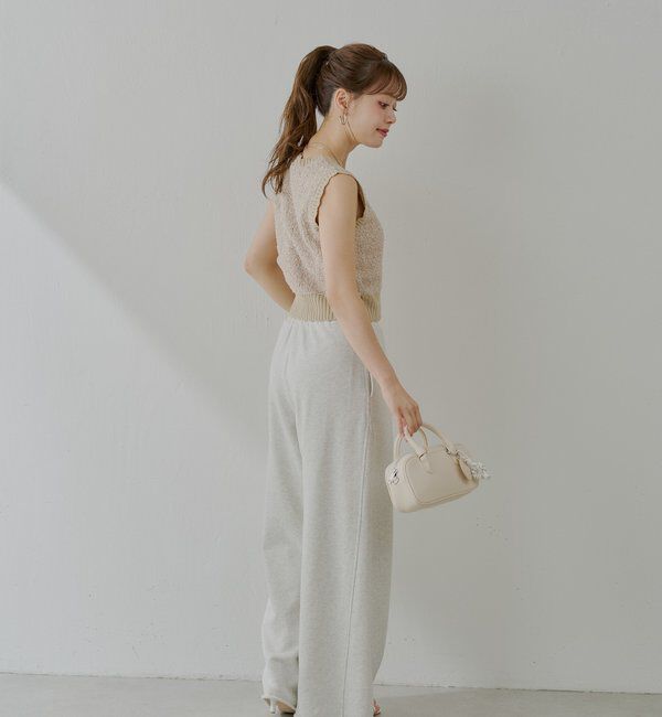  「ノースリシャギーベスト」|カーディガン|