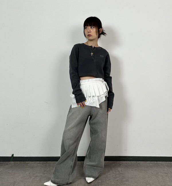  「【SLOPPY/スロッピー】フューチャーロゴヘンリーネックトップス」|Tシャツ・カットソー|