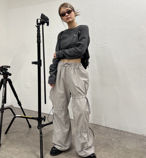  「【SLOPPY/スロッピー】フューチャーロゴヘンリーネックトップス」|Tシャツ・カットソー|