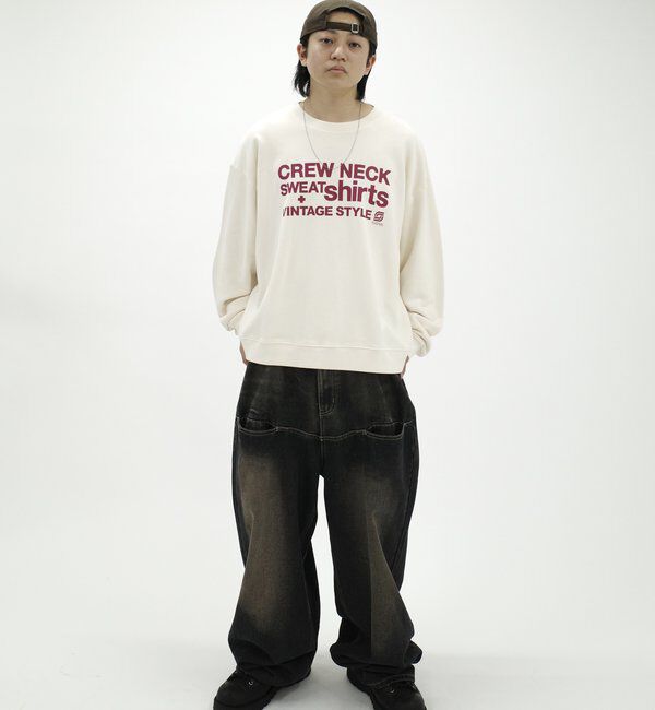  「【Sourcream/サワークリーム】ヴィンテージライクロゴスウェット」|Tシャツ・カットソー|