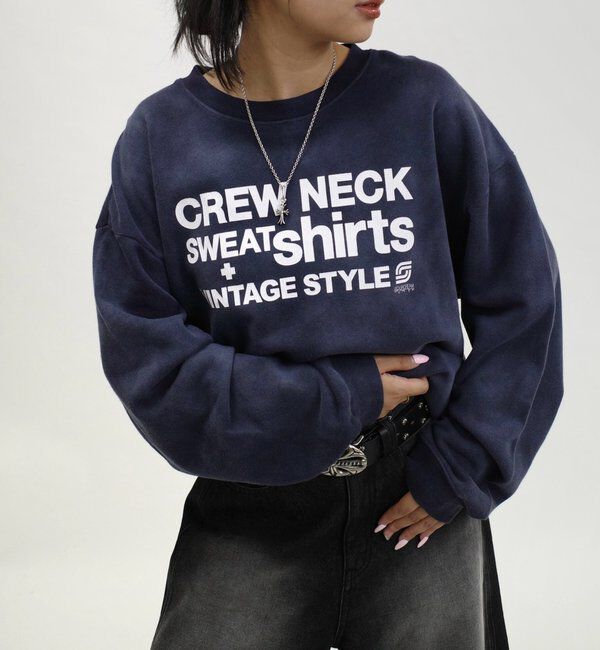  「【Sourcream/サワークリーム】ヴィンテージライクロゴスウェット」|Tシャツ・カットソー|