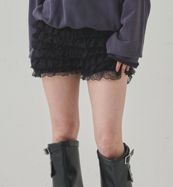  「LACE SHORTS/レースショートパンツ」|チノ|