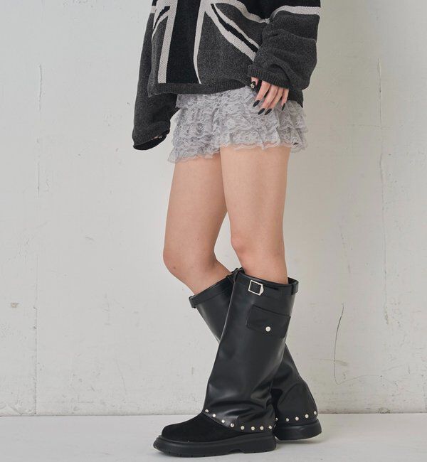  「LACE SHORTS/レースショートパンツ」|チノ|