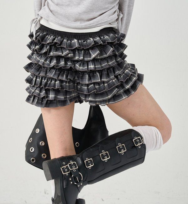  「LACE SHORTS/レースショートパンツ」|チノ|