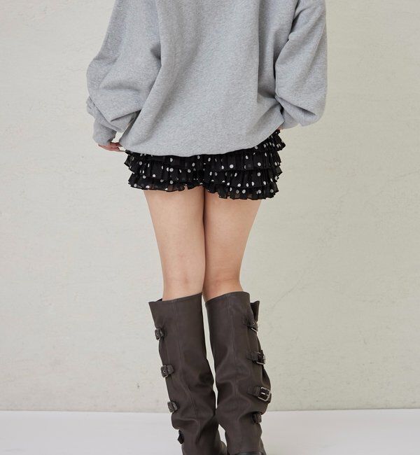  「LACE SHORTS/レースショートパンツ」|チノ|