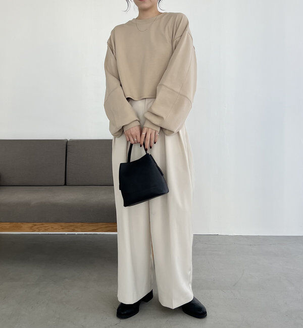  「ボンディングカシュクールプルオーバー」|Tシャツ・カットソー|