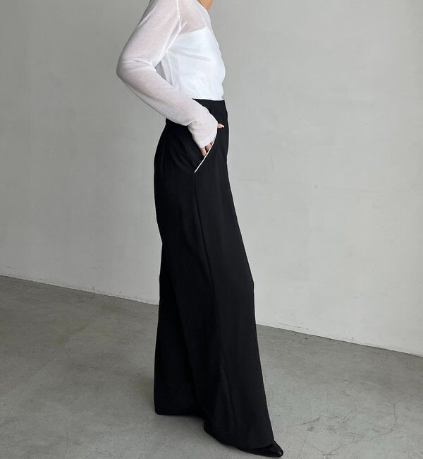  「〈C.L〉カットオフハイウエストパンツ」|チノ|