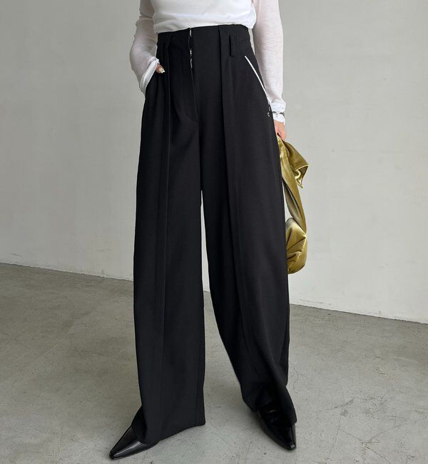  「〈C.L〉カットオフハイウエストパンツ」|チノ|