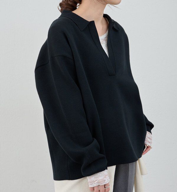  「【26SS予約】スキッパーラガーニット」|ニット・セーター|