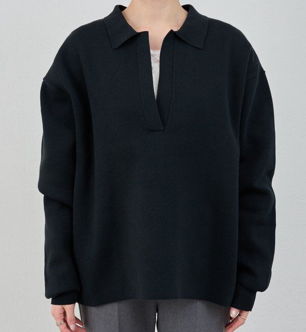  「【26SS予約】スキッパーラガーニット」|ニット・セーター|