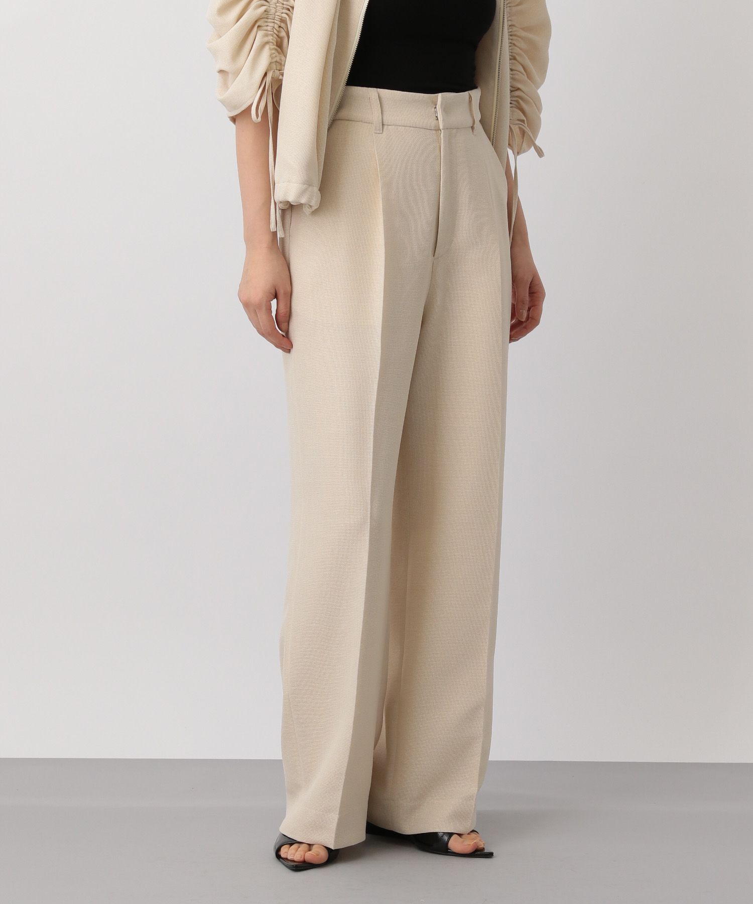 A part by 「メッシュストレートパンツ」|スラックス|