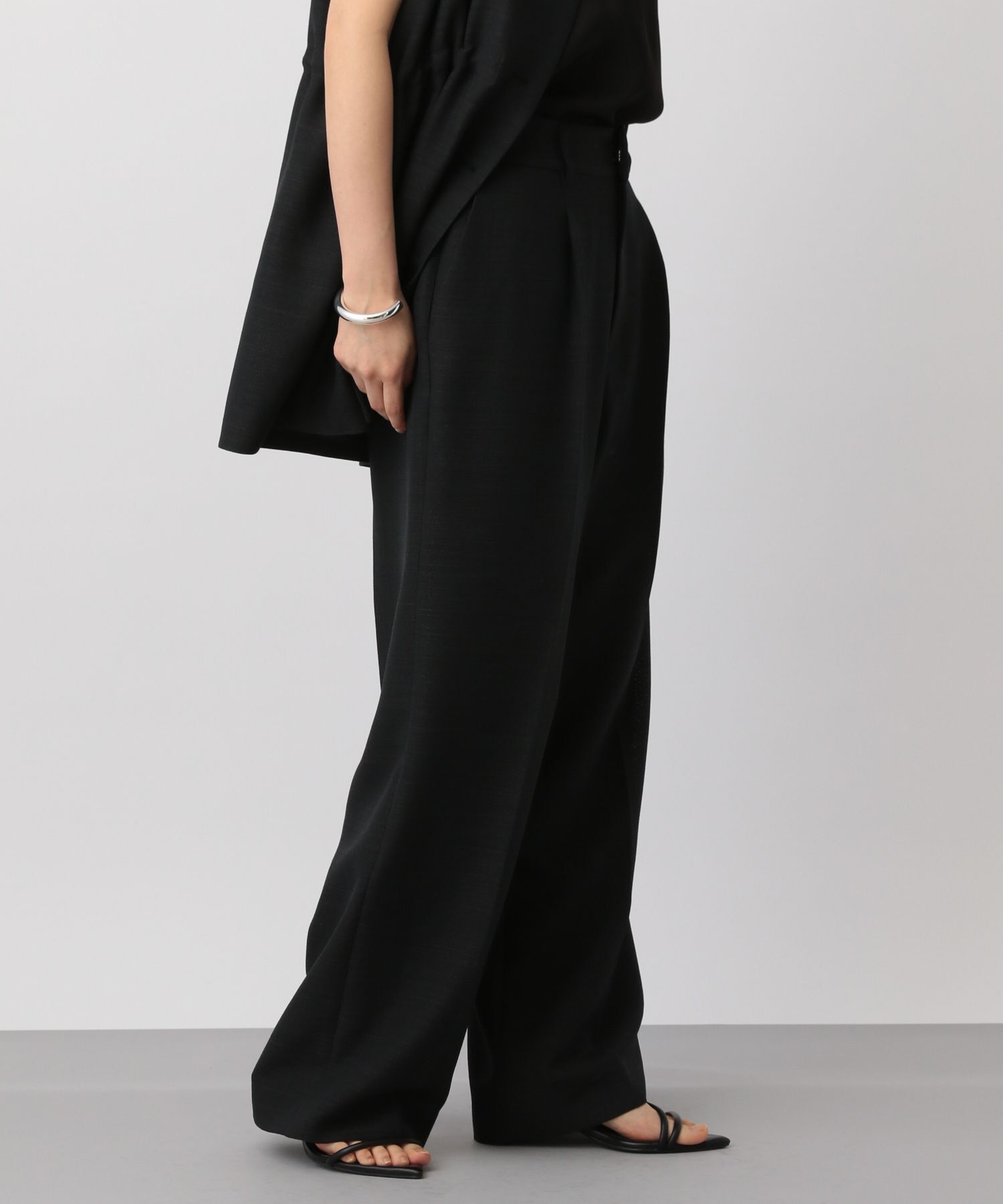 A part by 「メッシュストレートパンツ」|スラックス|