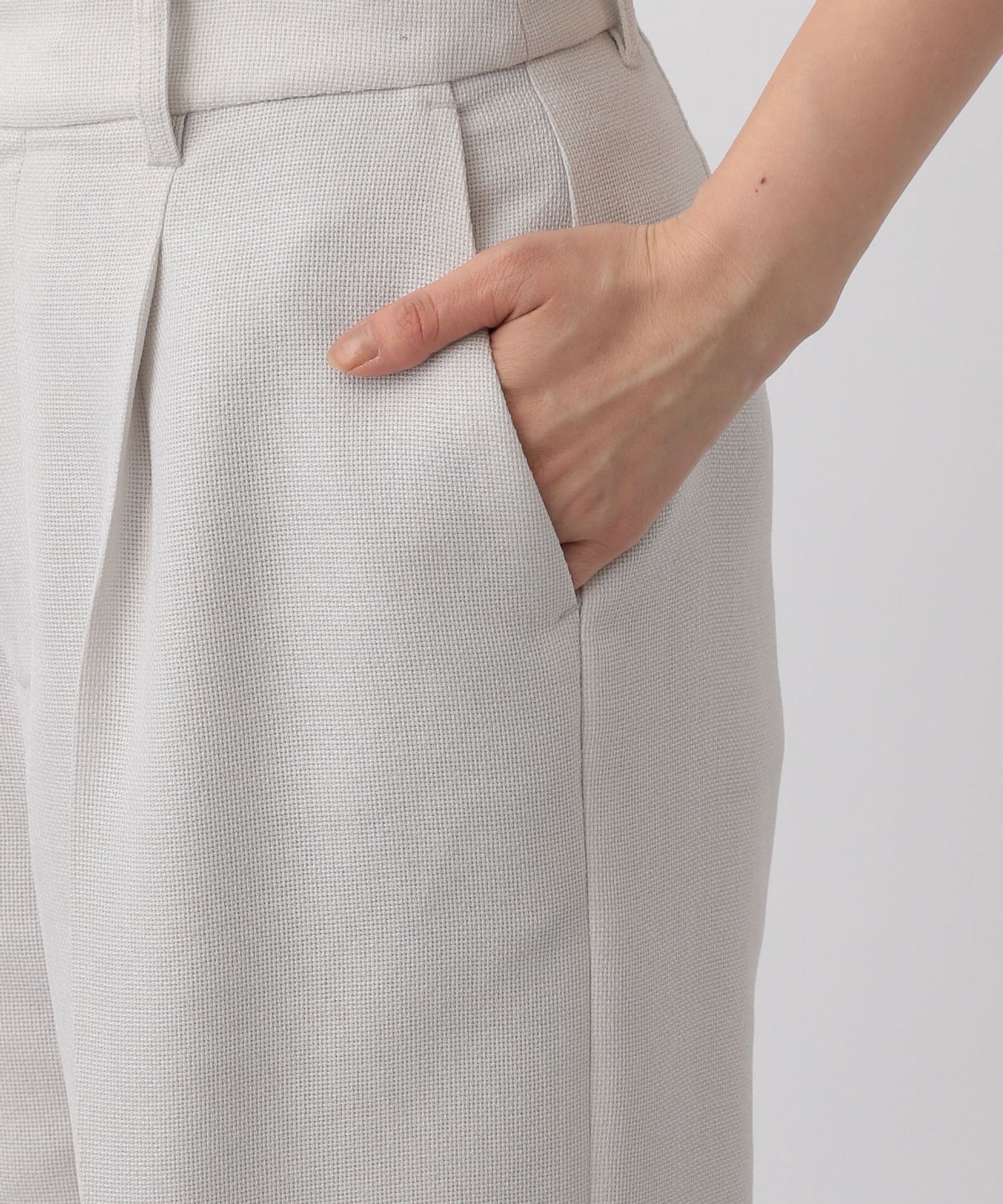 A part by 「メッシュストレートパンツ」|スラックス|