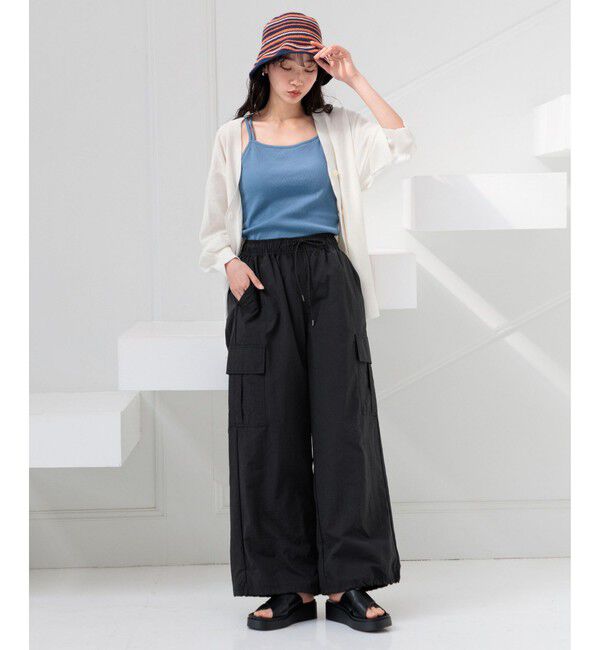 LOWRYS FARM「スタイルUPクロスカップキャミ」|Tシャツ・カットソー|