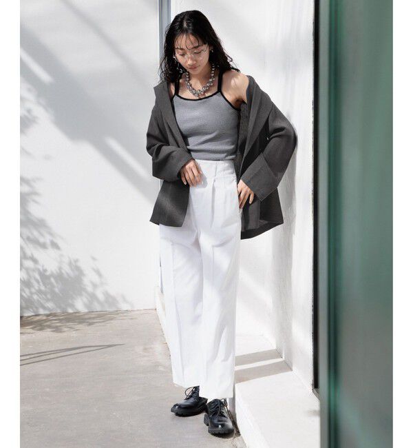 LOWRYS FARM「スタイルUPクロスカップキャミ」|Tシャツ・カットソー|