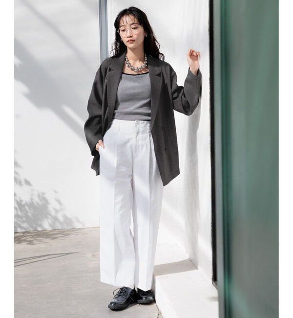 LOWRYS FARM「スタイルUPクロスカップキャミ」|Tシャツ・カットソー|