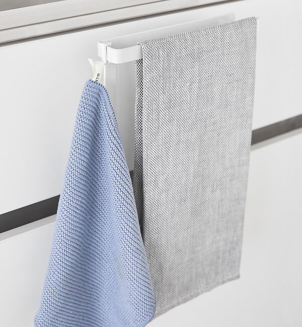 collex「【tower】シンク下収納扉タオルハンガー 高さ15cm」|食器・キッチングッズ|