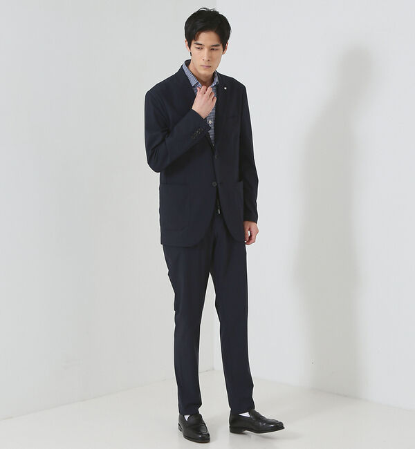 ABAHOUSE「【FLEX SHIRTS】ドライモーメント ギンガムチェックシャツ」|シャツ・ブラウス|