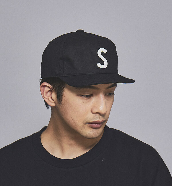 ABAHOUSE「＜BASIQUENTI＞スプリングロゴ ユニセックス ショートブリム キャップ」|その他|ブラック