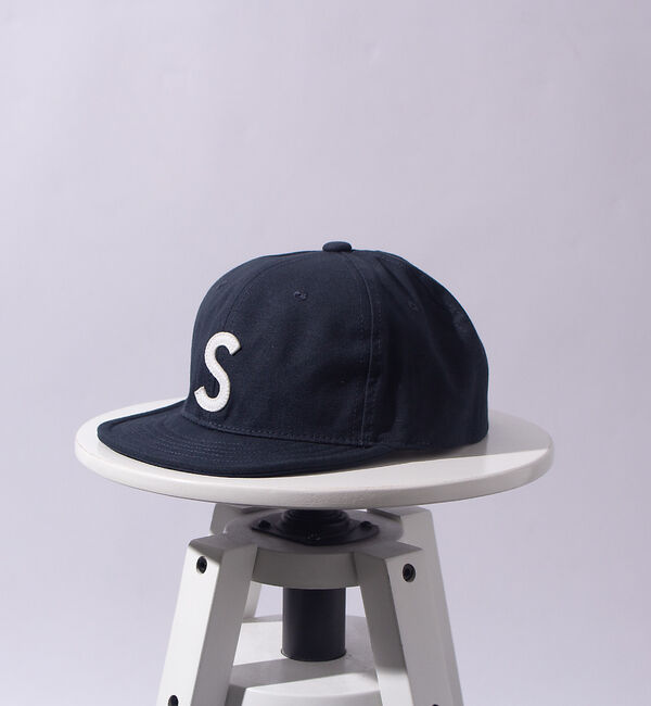 ABAHOUSE「＜BASIQUENTI＞スプリングロゴ ユニセックス ショートブリム キャップ」|その他|ネイビー