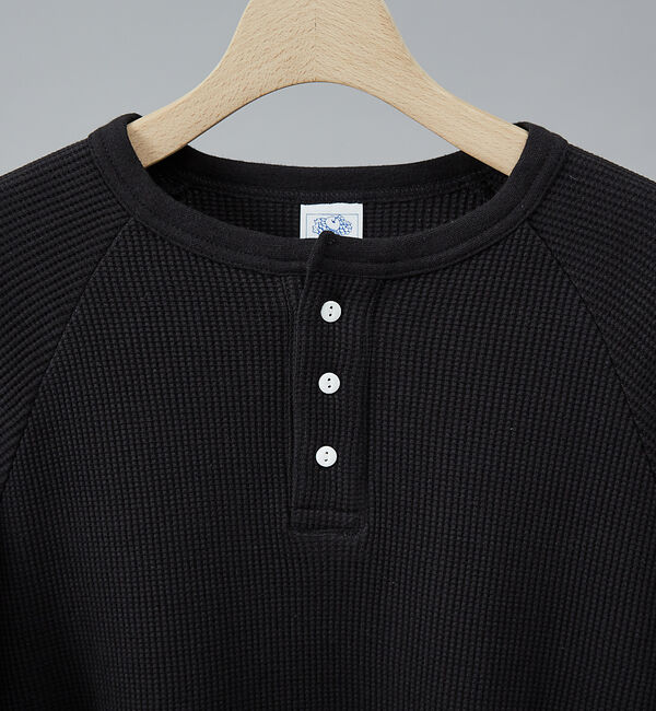 ABAHOUSE「【FRUIT OF THE LOOM】ヘビーオンス サーマル ラグラン ヘンリー」|Tシャツ・カットソー|