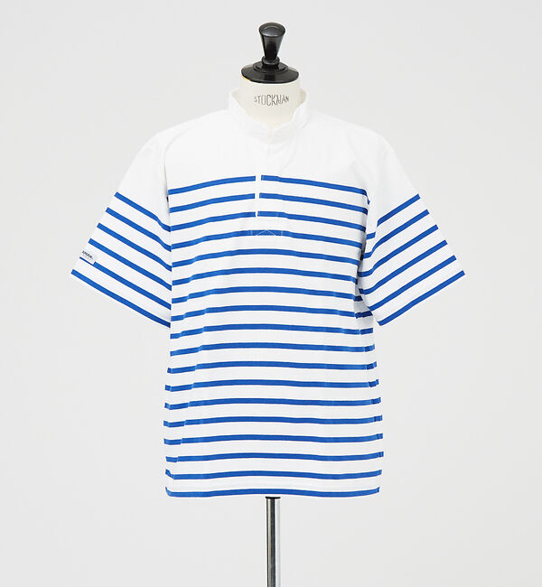 ABAHOUSE「【BARBARRIAN / バーバリアン】LIGHT WEGHT ヘンリーネック」|ポロシャツ|ブルー系その他1