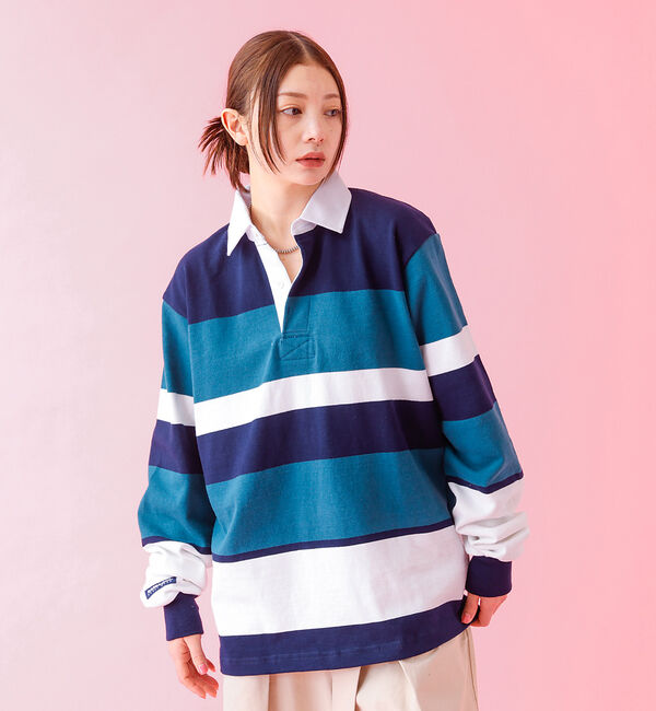 ABAHOUSE「【BARBARIAN / バーバリアン】 12oz ロングスリーブ ラガー シャ」|ポロシャツ|その他1