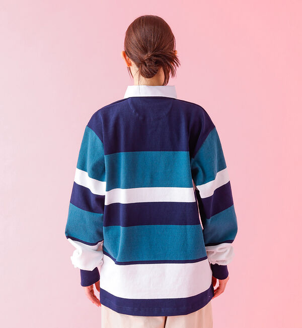 ABAHOUSE「【BARBARIAN / バーバリアン】 12oz ロングスリーブ ラガー シャ」|ポロシャツ|