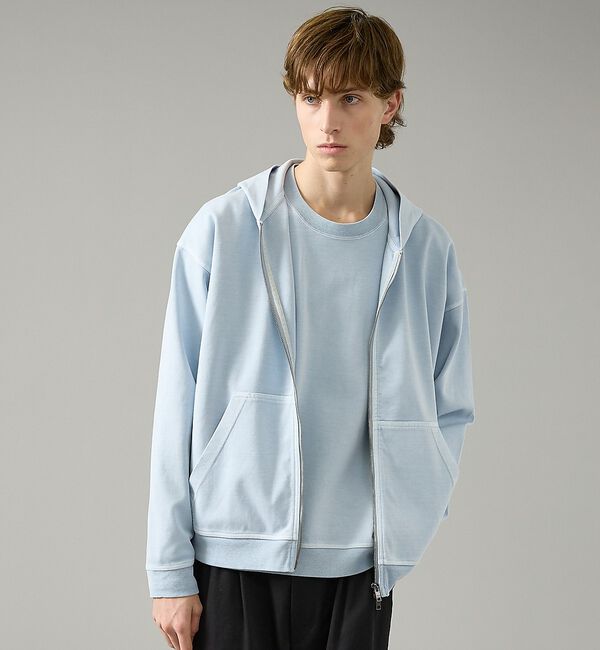 ABAHOUSE「【スウェットライク】フェード ポンチ　ダブルZIPパーカー【予約】」|パーカー|
