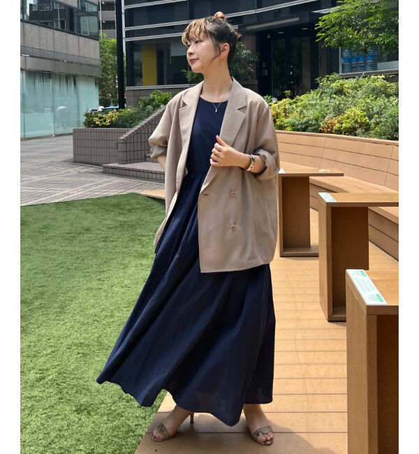 Rouge vif「【一部店舗限定】コットンローンノースリーブリボンワンピース」|ワンピース|