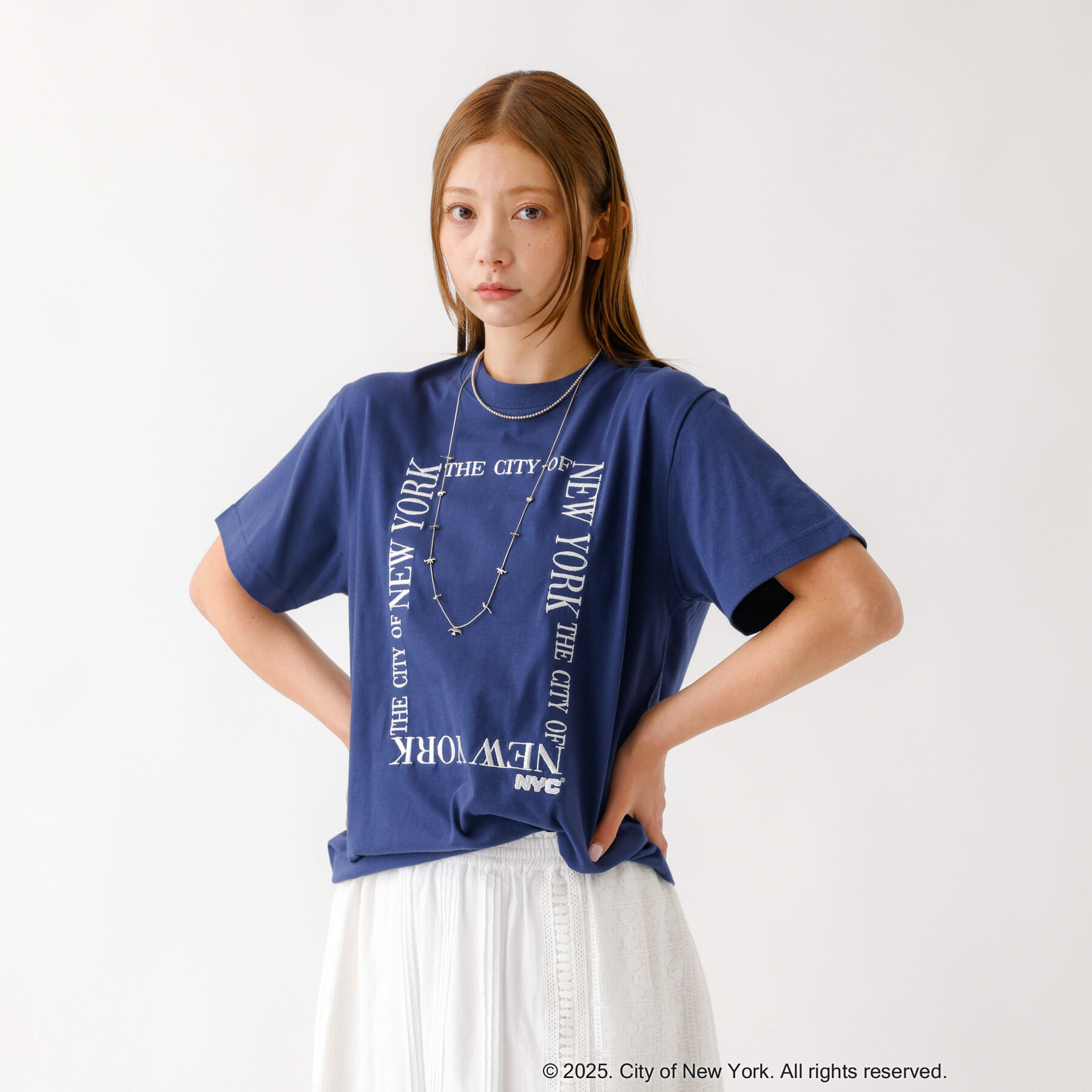 Rouge vif「【GOOD ROCK SPEED/グッドロックスピード】NYC スクエアロゴ /」|Tシャツ・カットソー|