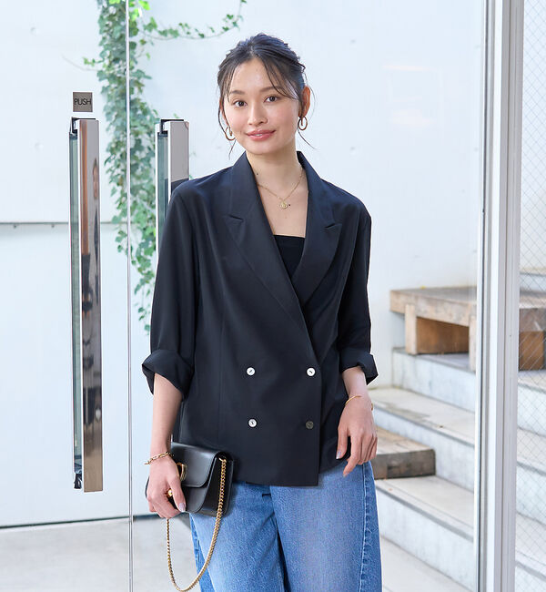 Rouge vif「ブラウスエアリージャケット」|テーラードジャケット|