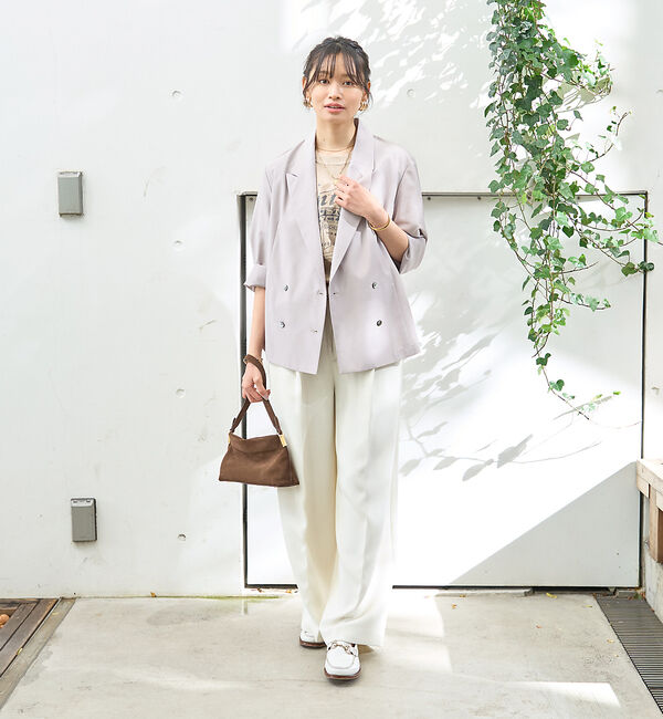 Rouge vif「ブラウスエアリージャケット」|テーラードジャケット|