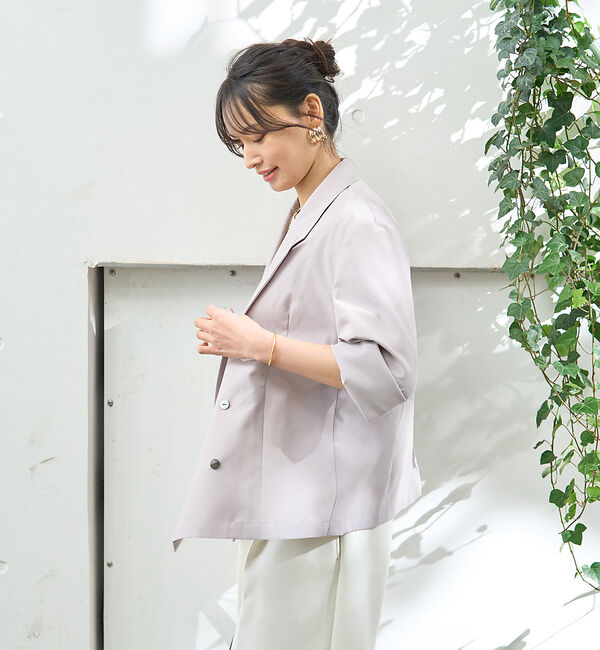 Rouge vif「ブラウスエアリージャケット」|テーラードジャケット|