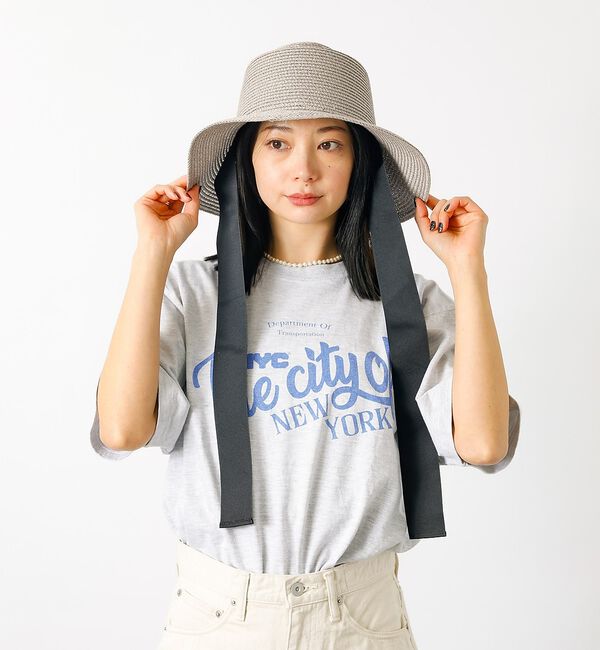 Rouge vif「【Ruben/ルーベン】リボン付き麦わらハット/RUS-8309【WEB限定】【」|その他|