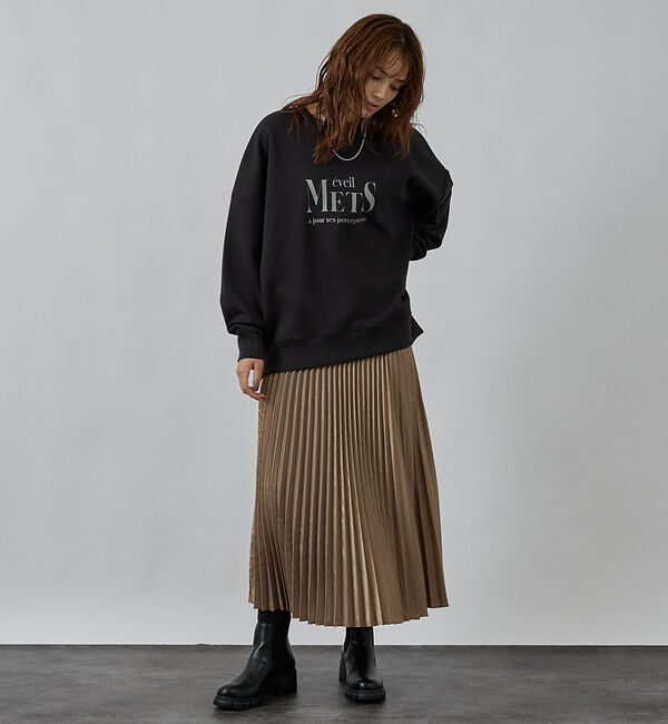 abahouse mavie「シルキーダンボールロゴプルオーバー」|スウェット・ジャージ|