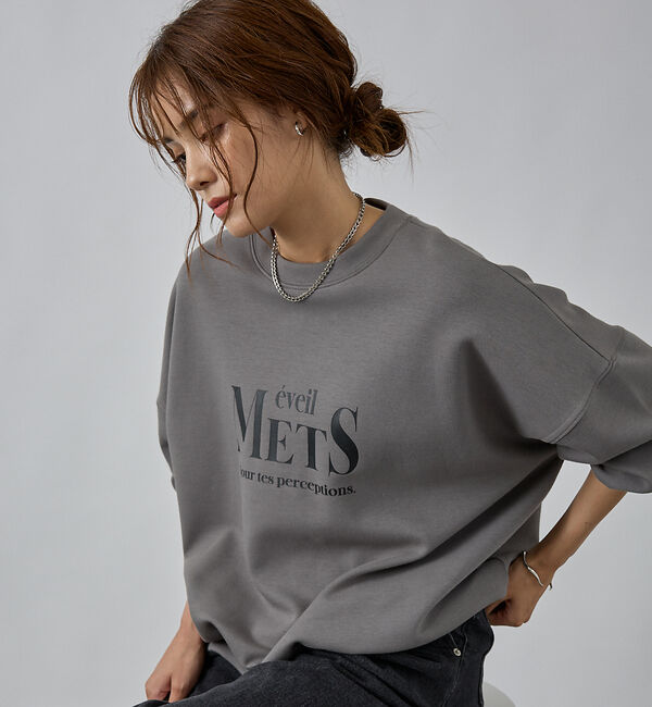 abahouse mavie「シルキーダンボールロゴプルオーバー」|スウェット・ジャージ|