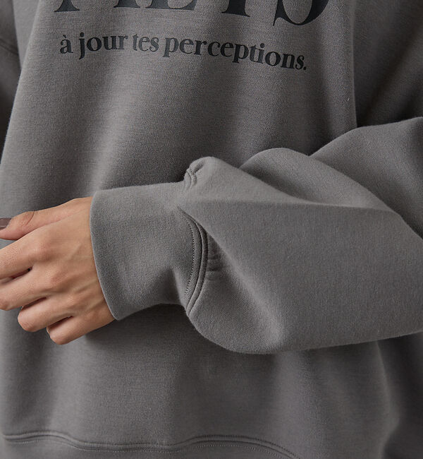 abahouse mavie「シルキーダンボールロゴプルオーバー」|スウェット・ジャージ|