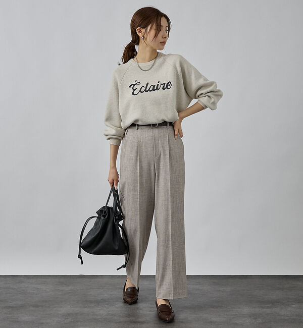 abahouse mavie「【再入荷】ロゴジャガードニット」|ニット・セーター|