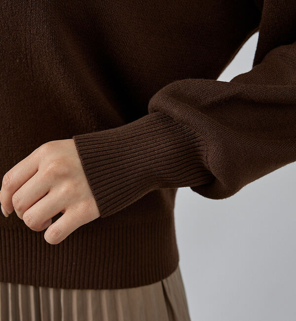 abahouse mavie「【再入荷】ロゴジャガードニット」|ニット・セーター|