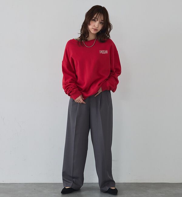 abahouse mavie「【裏起毛】ヴィンテージライクスウェット」|スウェット・ジャージ|