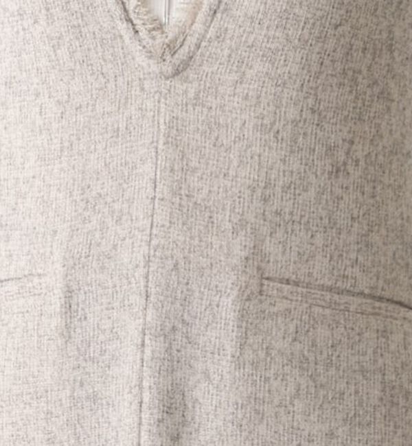 abahouse mavie「ツイードフリンジベスト【予約】」|ベスト・ジレ|