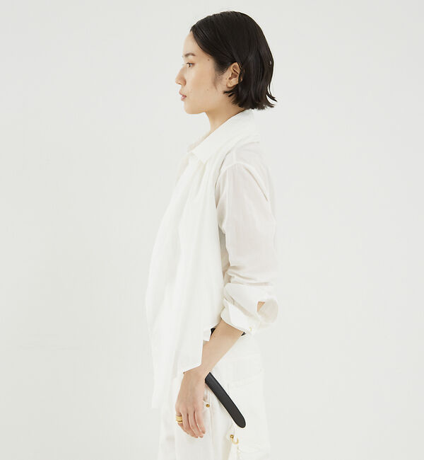 The Store by C' 「【DARKPARK】BLANCA POPLIN GAUZE CAPE SHIRT」|シャツ・ブラウス|