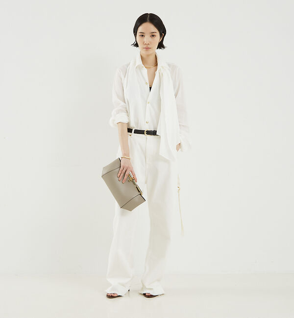 The Store by C' 「【DARKPARK】BLANCA POPLIN GAUZE CAPE SHIRT」|シャツ・ブラウス|