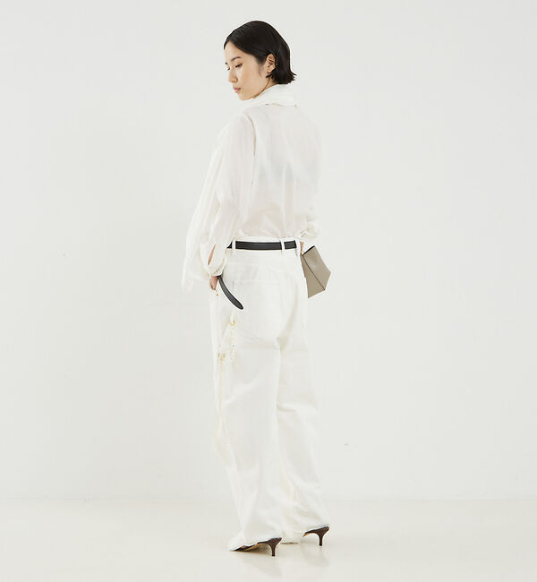 The Store by C' 「【DARKPARK】BLANCA POPLIN GAUZE CAPE SHIRT」|シャツ・ブラウス|