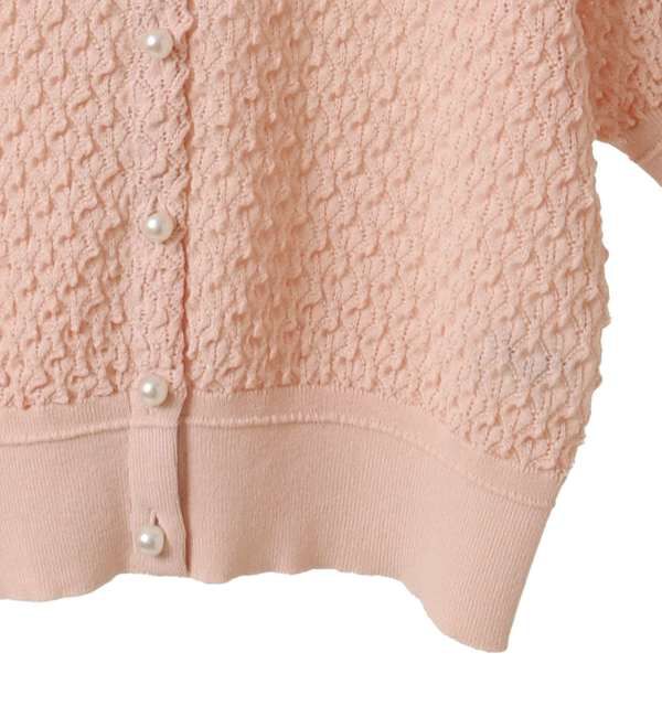 TIARA「【MARILYN MOON/マリリンムーン】半袖カーディガン（4252-166）」|カーディガン|